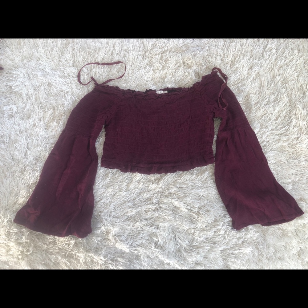 Purple Crop Top